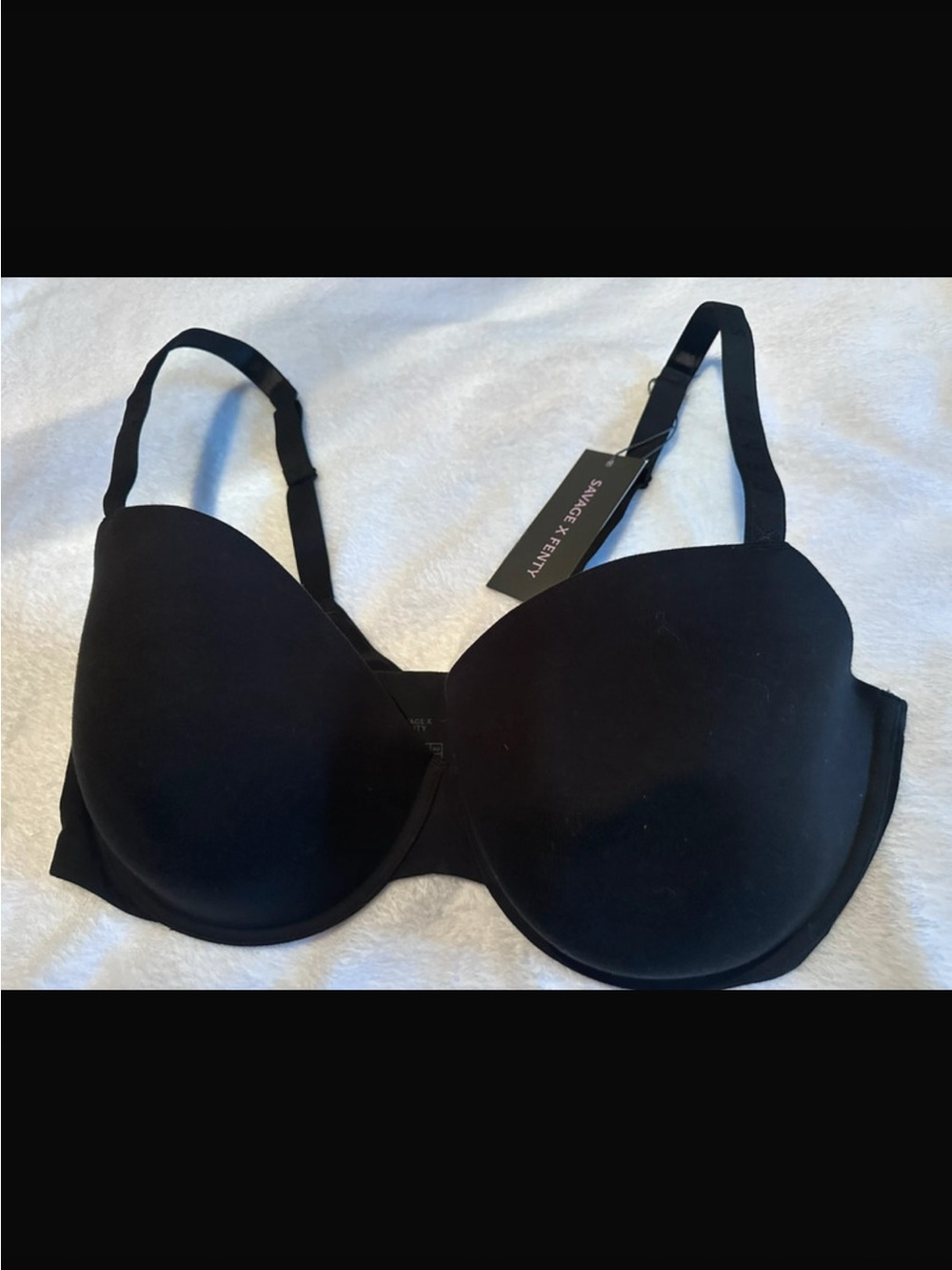 Savage X Fenty Black T-Shirt Bra